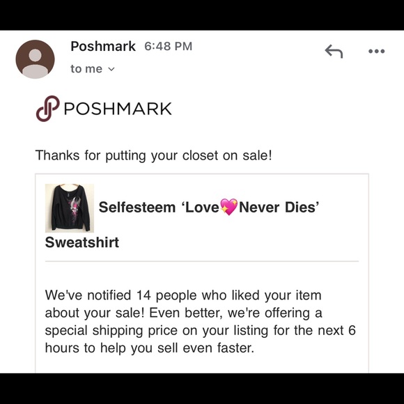 Selfesteem ‘Love💖Never Dies’ Sweatshirt - Picture 3 of 16